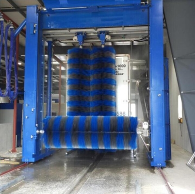 Risense Full Automatic Brush Wash Rollover Type Truck Washer Bus Wash System for Sale 24000*5114mm 250l/bus 25ml/bus 8.86kw