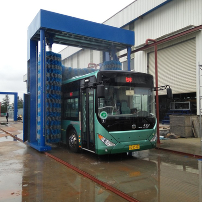 Risense Mobile Rollover Type High Pressure Bus Wash System Automatic Truck Wash Machine for Sale 24000*5114mm 250l/bus 25ml/bus