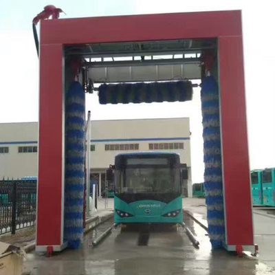 Risense Mobile Rollover Type High Pressure Bus Wash System Automatic Truck Wash Machine for Sale 24000*5114mm 250l/bus 25ml/bus