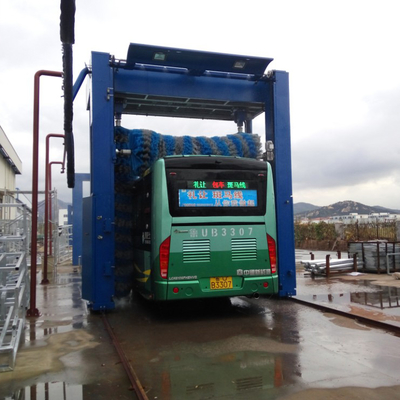 Risense Mobile Rollover Type High Pressure Bus Wash System Automatic Truck Wash Machine for Sale 24000*5114mm 250l/bus 25ml/bus