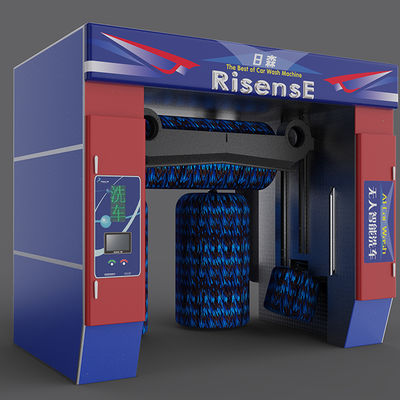 Risense CE Approved 5 Brushes Full Automatic Rollover Car Wash Machine with air Dryer and Wheel Brushes(CF-360)