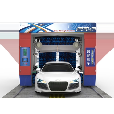Risense 5 Brushes Full Automatic High Pressure Water Rollover  Professional Automatic Car Wash Machine with air Dryer(CF-360)