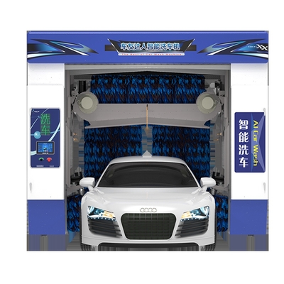 Risense 5 Brushes Full Automatic High Pressure Water Rollover  Professional Automatic Car Wash Machine with air Dryer(CF-360)