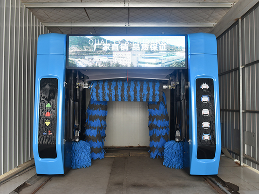 Risense Professional Manufacturer  Full Automatic Rollover Car Wash Machine Systems with air Dryer and Wheel Brushes