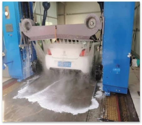 New Design Touch Free Double Arm Car Wash System Automatically with Tires Washing Machine and Chassis Washing System