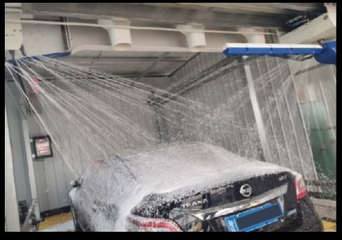 RISENSE Full Automatic 360 Touchless Robotic Car Wash Hot Dip Galvanizing Steel 3 Phase, AC 380v/50hz/60hz 1000-1500W ISO9001/CE