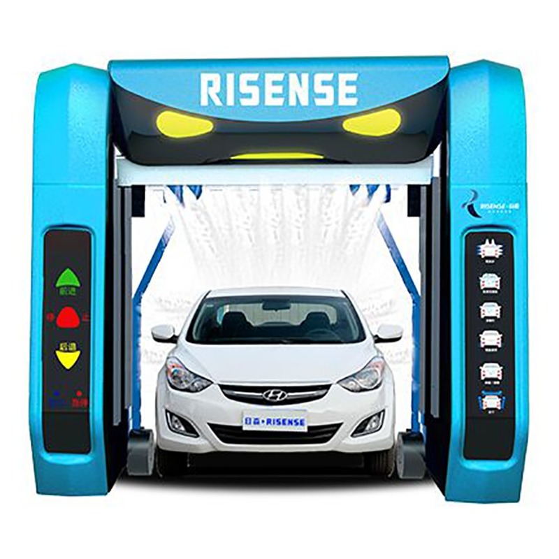 New Design Touch Free Double Arm Car Wash System Automatically with Tires Washing Machine and Chassis Washing System